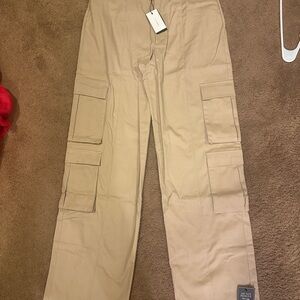 JLUXLABEL women's Beige Cargo Pants